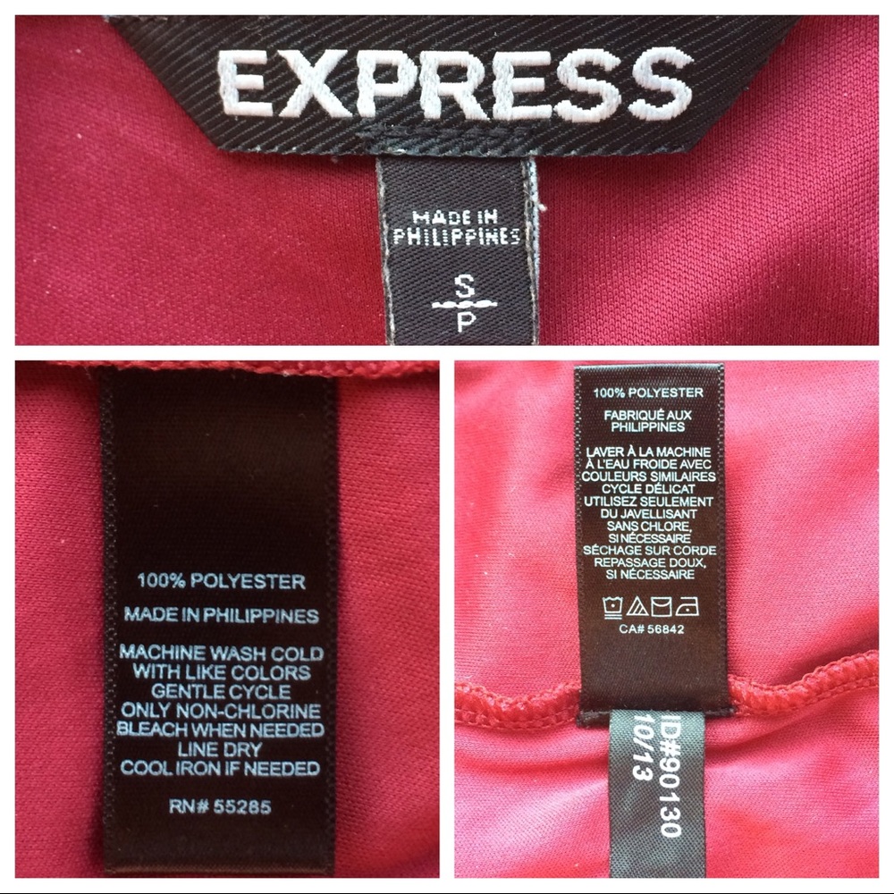 Red Floral Summer Dress from Express - Picture 4 of 7